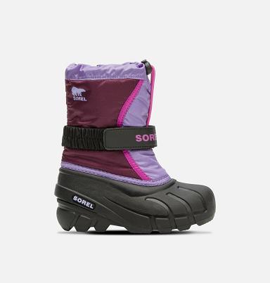 Sorel Kengät - Flurry Lasten Talvikengät Violetit - XCKVE3824